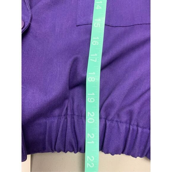 Vintage Purple Button Down Jacket - Picture 7 of 7